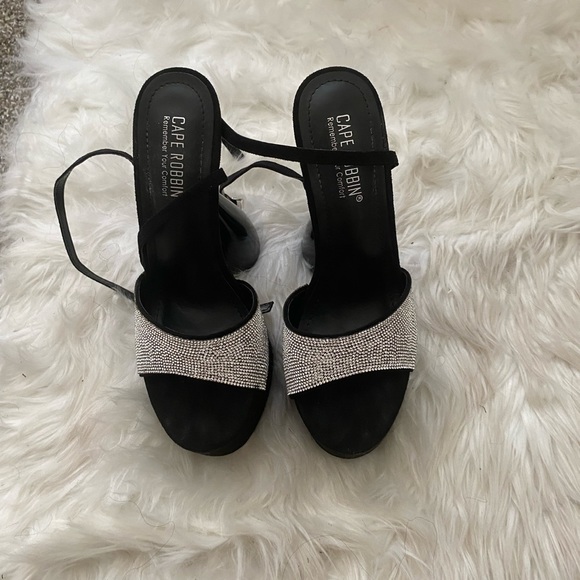 Lolla Rhinestone Platform Heels - Picture 2 of 7